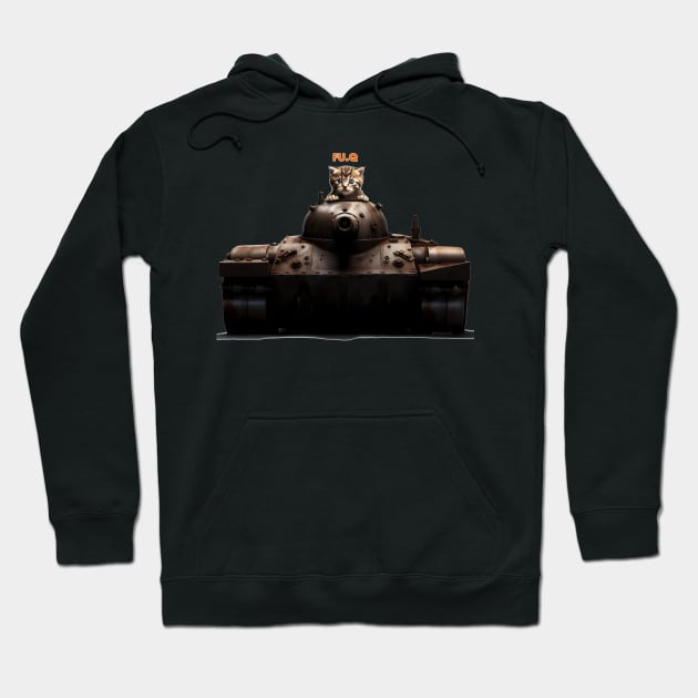 CAT TANK - because you are cute doesn't mean you don't mean business Hoodie by FWACATA